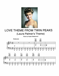 Angelo Badalamenti - Love Theme From Twin Peaks Piano Sheet Music
