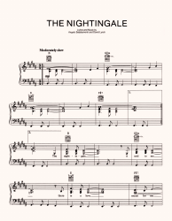 Angelo Badalamenti and David Lynch - the Nightingale Piano Sheet Music