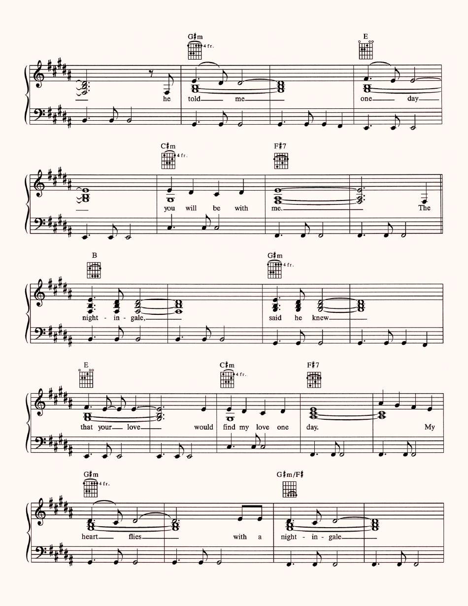 Angelo Badalamenti and David Lynch - the Nightingale Piano Sheet Music, Page 3