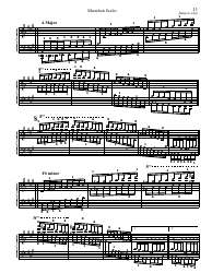 &quot;Dr. Paul Wirth - Marathon Scales Piano Fingering Chart&quot;, Page 11