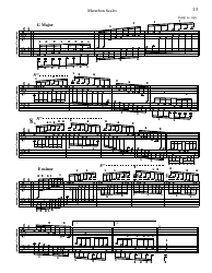 Dr. Paul Wirth - Marathon Scales Piano Fingering Chart, Page 13