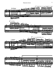 Dr. Paul Wirth - Marathon Scales Piano Fingering Chart, Page 5