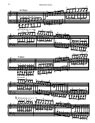Dr. Paul Wirth - Marathon Scales Piano Fingering Chart, Page 6