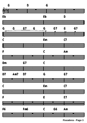 Pasadena Alto Sax Sheet Music, Page 3