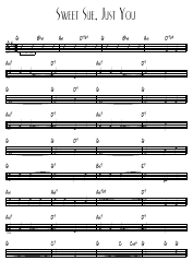 Document preview: Sweet Sue, Just You French Horn Sheet Music