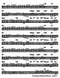 Swinging Shepherd Blues Sheet Music and Chords, Page 2