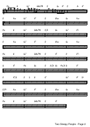 Two Sleepy People Sheet Music and Chords, Page 2