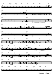 Zambezi Sheet Music and Chords, Page 2