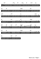 Moon Love (Jazz Swing Style) Sheet Music, Page 2