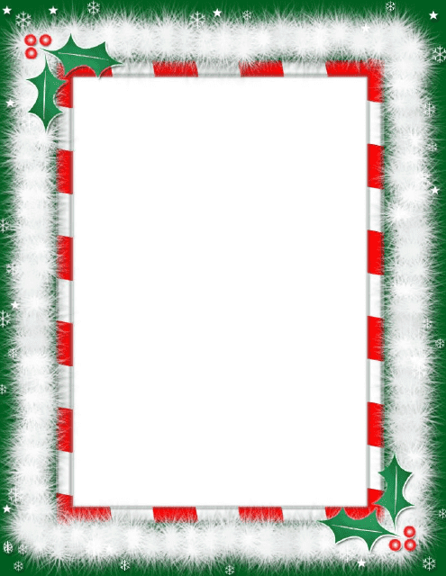 &quot;Christmas Letter Border Templates&quot; Download Pdf