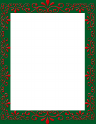 Christmas Letter Border Templates, Page 3