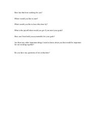 Sample Client Intake Form - Michele Downey and Associates, Page 2