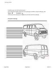 Pre-trip/Post-trip Vehicle Inspection Form, Page 2