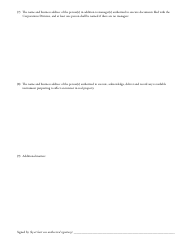 Limited Liability Company Annual Report Form - Massachusetts, Page 2