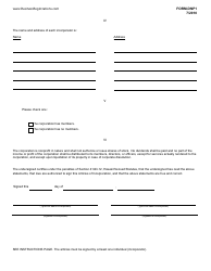 Form DNP-1 &quot;Articles of Incorporation&quot; - Hawaii, Page 2