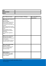 Internal Audit Checklist Template