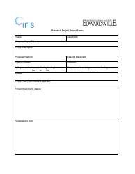 &quot;Research Project Intake Form - Iris&quot;