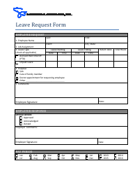 Document preview: Leave Request Form - S.brooks & Associates, Inc.