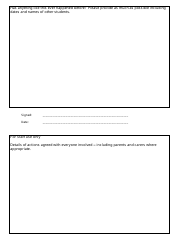 Bullying Incident Report Form, Page 2