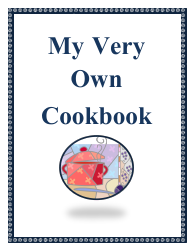 &quot;My Very Own Cookbook Template&quot;