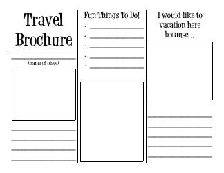 Document preview: Travel Brochure Template