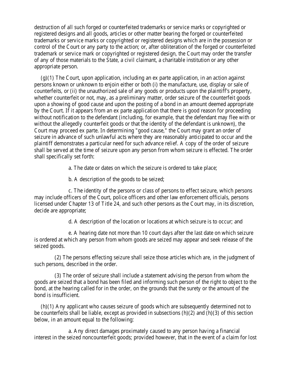 Application for Registration of Trademark or Service Mark - Delaware, Page 15