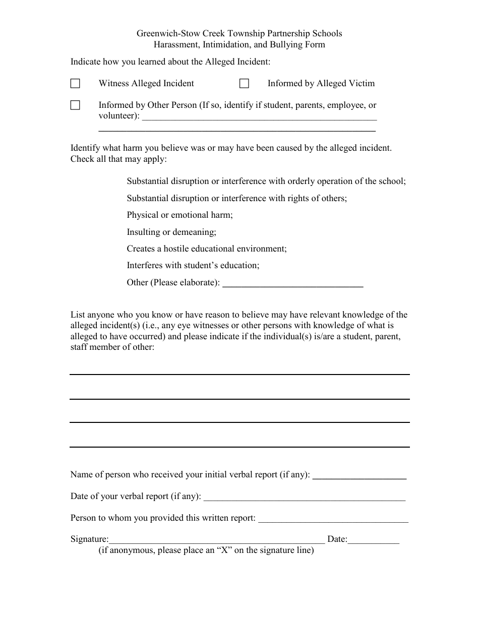 Form 1 - Fill Out, Sign Online And Download Printable PDF, Cumberland ...