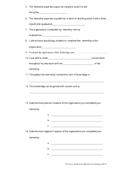 Student Internship Evaluation Form - Cankaya University, Page 2
