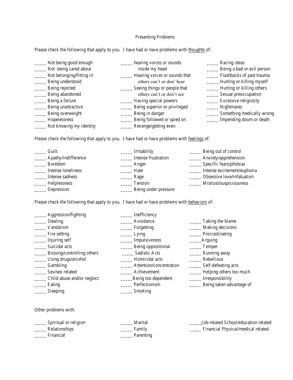 Counseling Intake Form - Providence Church - Fill Out, Sign Online and ...