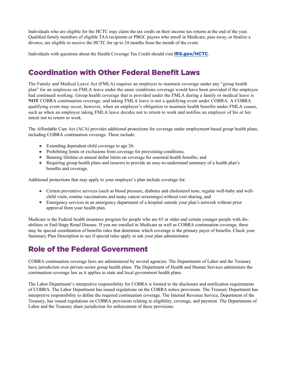 An Employees Guide to Health Benefits Under Cobra, Page 15