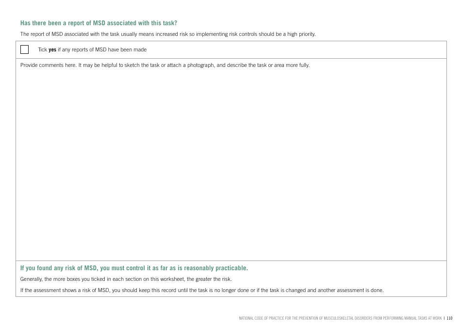 Risk Assessment and Risk Control Form - Australia, Page 16