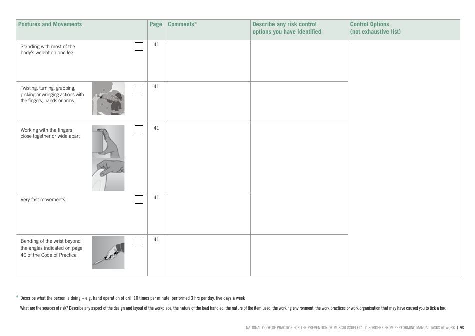 Risk Assessment and Risk Control Form - Australia, Page 4