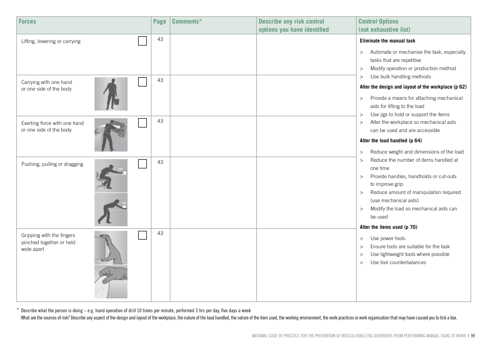 Risk Assessment and Risk Control Form - Australia, Page 5