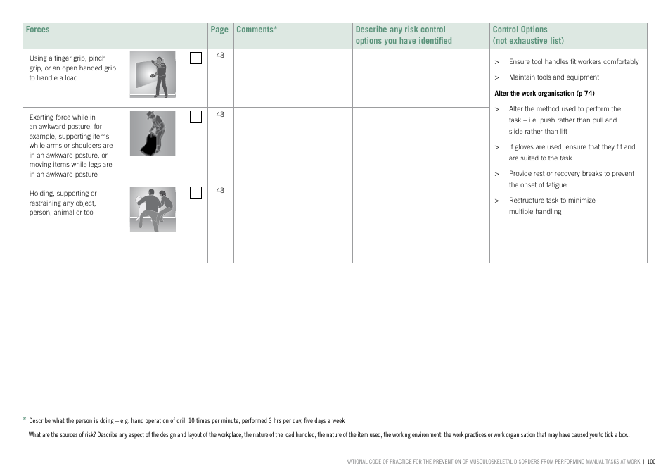 Risk Assessment and Risk Control Form - Australia, Page 6