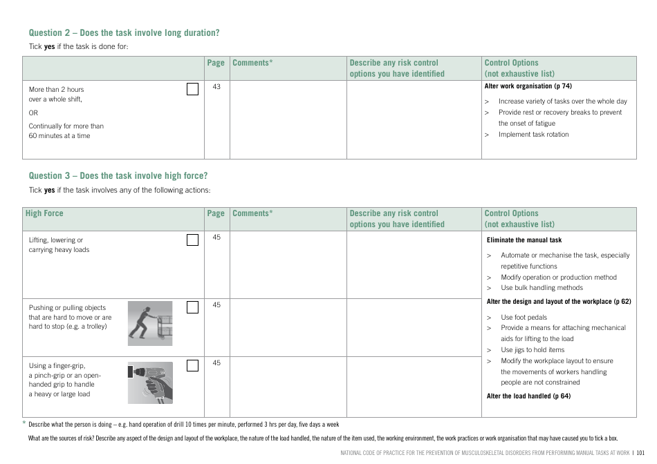 Risk Assessment and Risk Control Form - Australia, Page 7