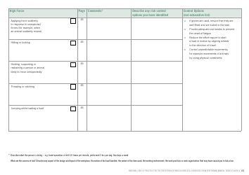 Risk Assessment and Risk Control Form - Australia, Page 9