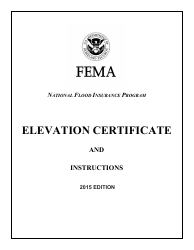 FEMA Form 086-0-33 Elevation Certificate