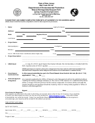 Document preview: Natural Heritage Data Request Form - New Jersey