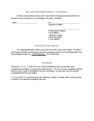 Chapter 13 Debtor&#039;s Certificate to Obtain Discharge Pursuant to 11 U.s.c. 1328 - Colorado, Page 2
