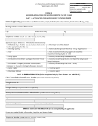 SEC Form 2084 Uniform Application for Access Codes to File on Edgar - Highland Business Services