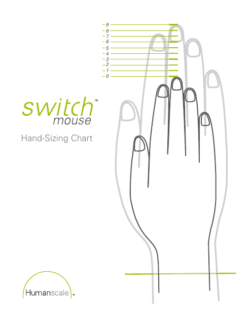 Hand-Sizing Chart for Switch Mouse