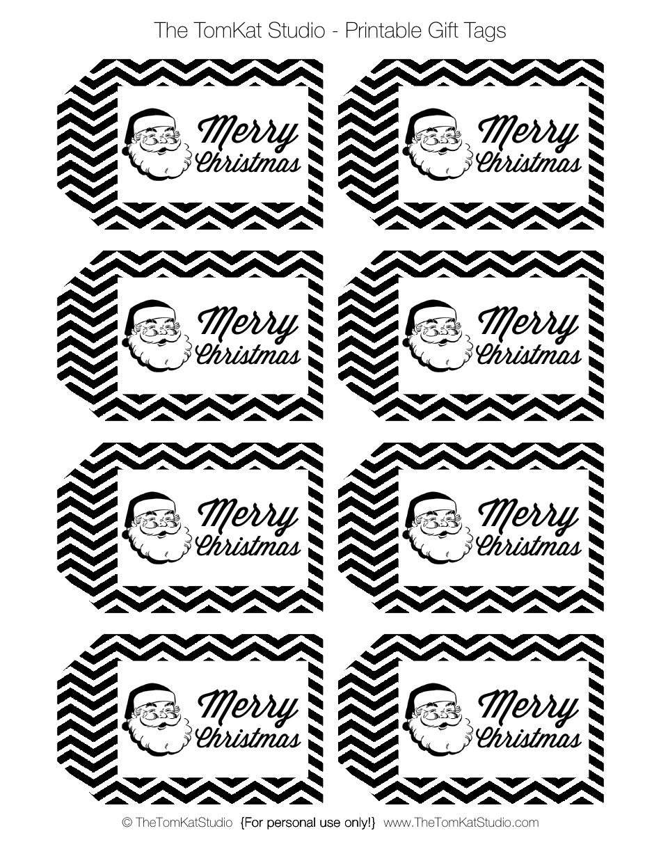 Santa Gift Tag Templates - Thetomkatstudio, Page 3