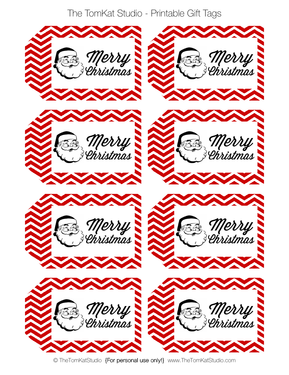Santa Gift Tag Templates - Thetomkatstudio, Page 4
