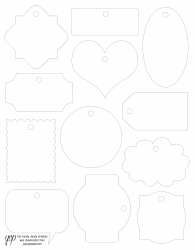 Document preview: Blank Tag Templates - Yup