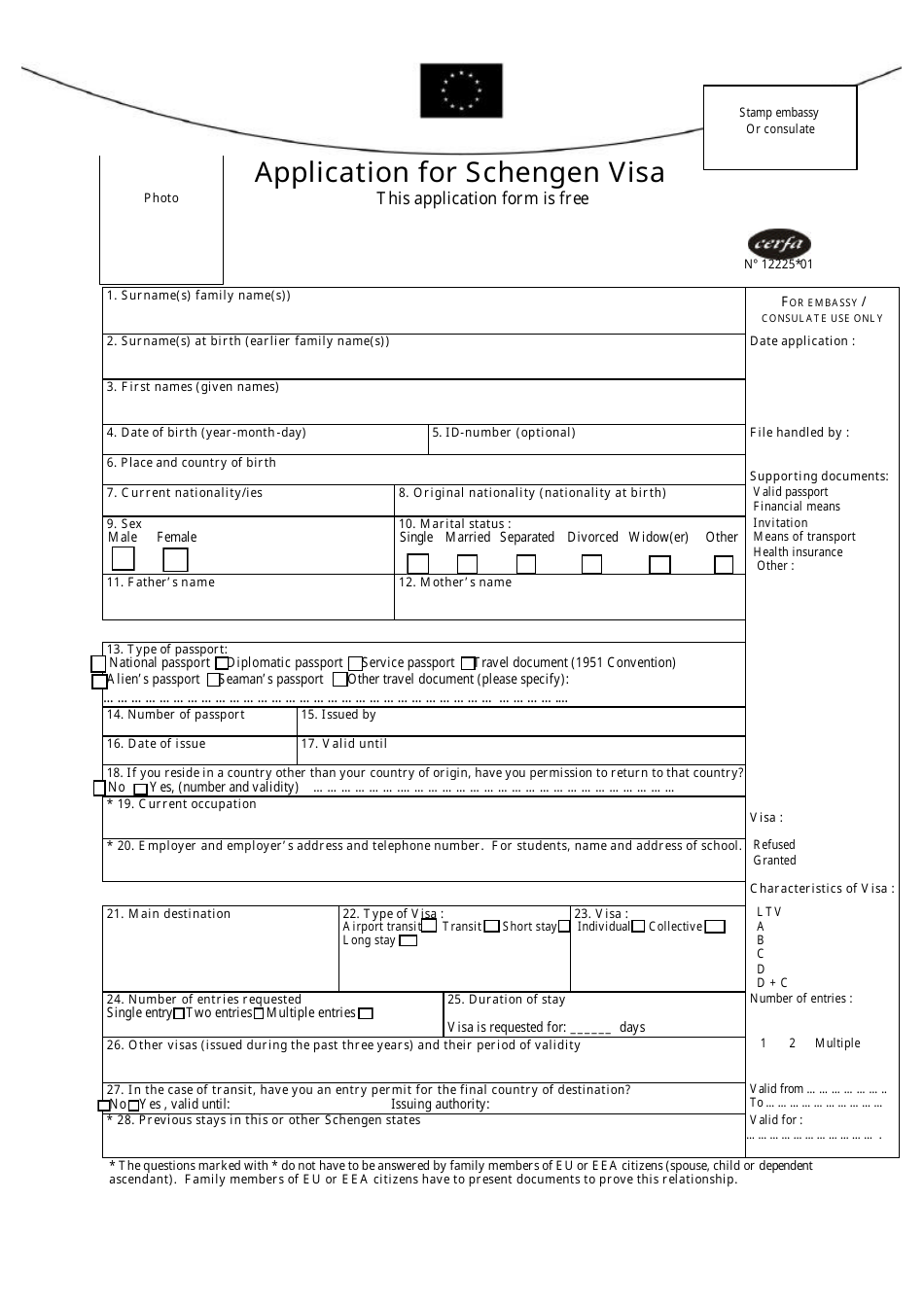 Schengen Visas For Travel To Europe