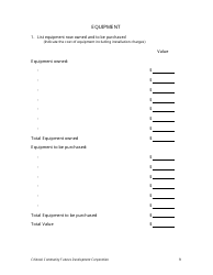 Business Proposal Template - Community Futures Chinook, Page 10