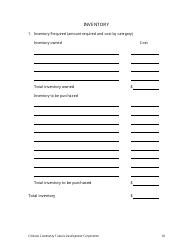 Business Proposal Template - Community Futures Chinook, Page 11