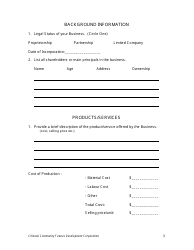 Business Proposal Template - Community Futures Chinook, Page 4