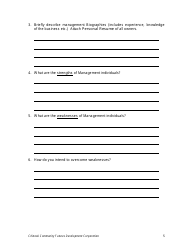 Business Proposal Template - Community Futures Chinook, Page 6