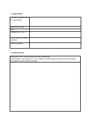 Project Progress Report Template, Page 2